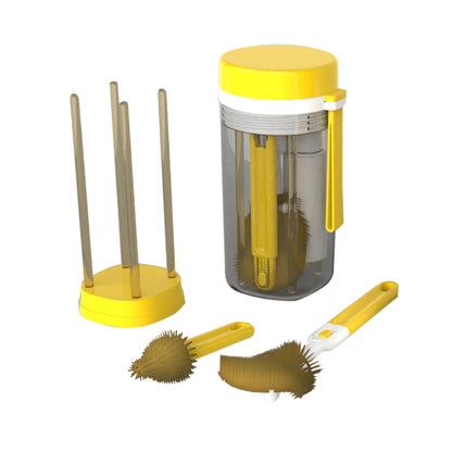 Jovikids 6-in-1 Baby Bottle Brush Set