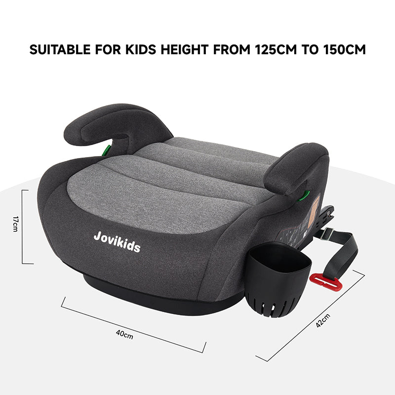 Jovikids OHHO+ Portable Booster with Cup Holder 125-150cm