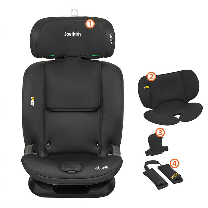Jovikids CICI TT i-Size Child Seat 76-150cm UK