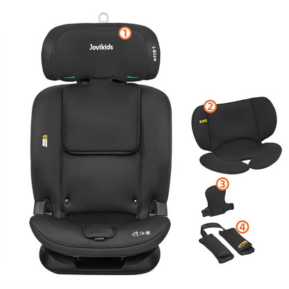 Jovikids CICI TT i-Size Child Seat 76-150cm UK
